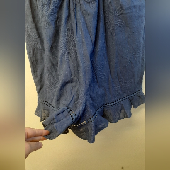 Denim-blue shortie romper - Miami brand size large - Picture 2 of 7